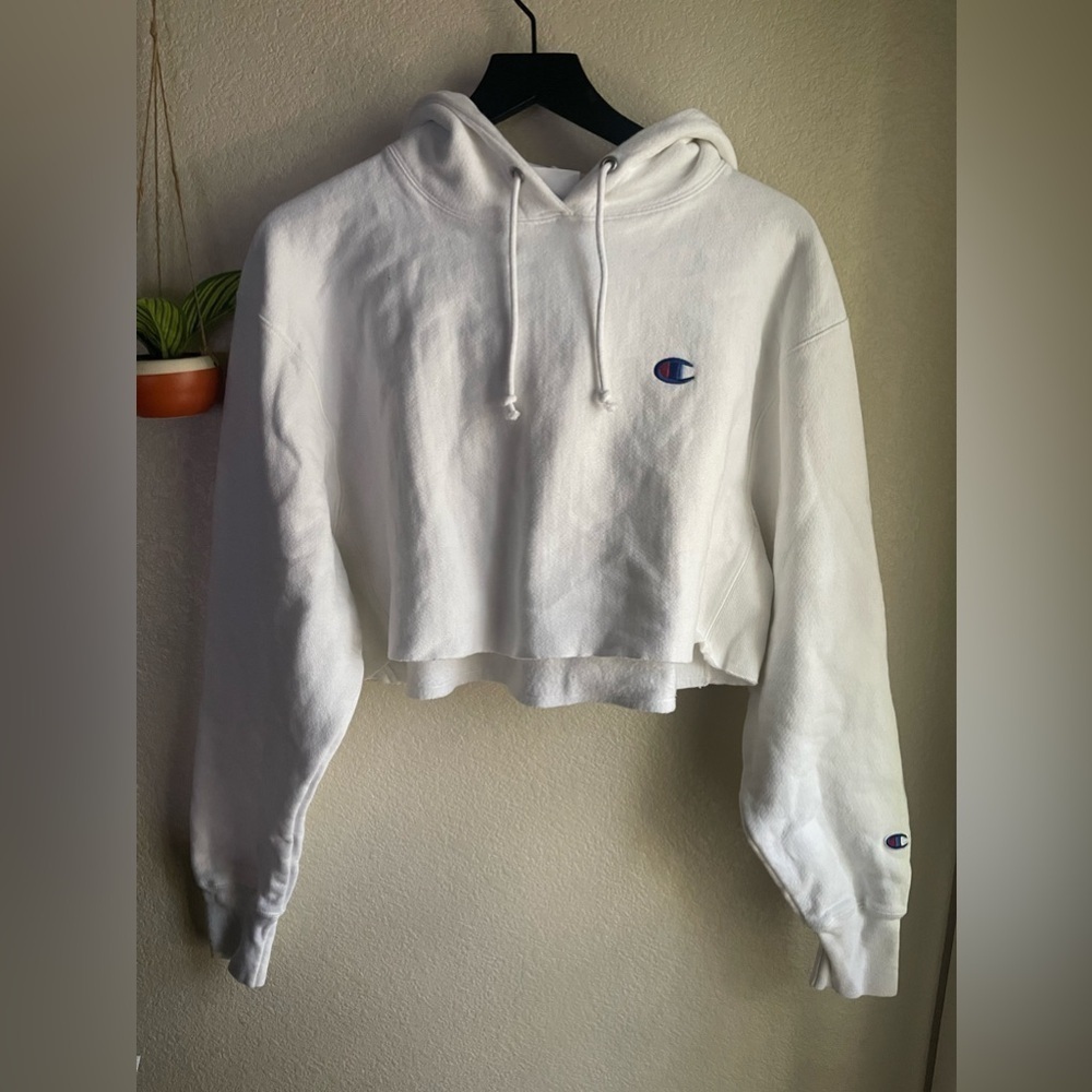 Champion reverse weave cropped hoodie